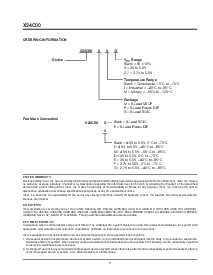 浏览型号X24C00SI的Datasheet PDF文件第11页