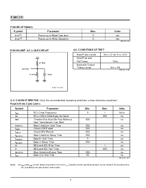 浏览型号X24C00SI的Datasheet PDF文件第6页