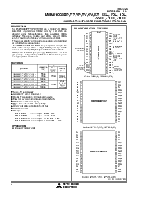 浏览型号M5M51008DFP-70H的Datasheet PDF文件第1页