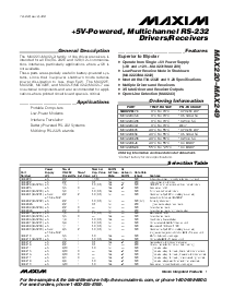 浏览型号MAX242CPN的Datasheet PDF文件第1页