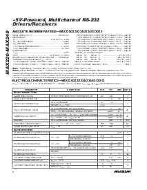 浏览型号MAX222CPN的Datasheet PDF文件第2页