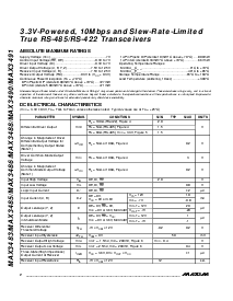 浏览型号MAX3485的Datasheet PDF文件第2页