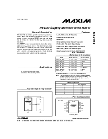 浏览型号MAX709RESA的Datasheet PDF文件第1页