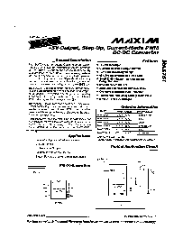 浏览型号MAX751CSA的Datasheet PDF文件第1页