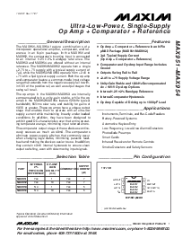 浏览型号MAX953ESA的Datasheet PDF文件第1页
