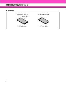 浏览型号MBM29F033C-90PTN的Datasheet PDF文件第2页