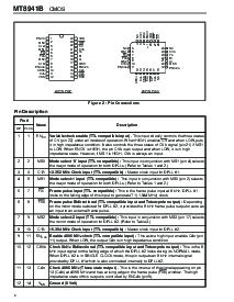 浏览型号MT8941B的Datasheet PDF文件第2页