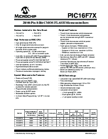 浏览型号PIC16F77-E/SP的Datasheet PDF文件第3页