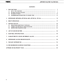 浏览型号UPD78C11AGF的Datasheet PDF文件第6页