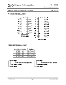 浏览型号PT2222-002的Datasheet PDF文件第2页