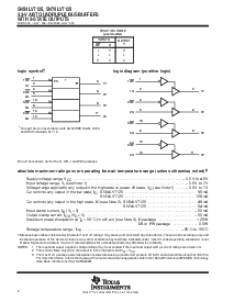 浏览型号SN74LVT125D的Datasheet PDF文件第2页