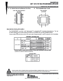 浏览型号SN74CBT3257DBQR的Datasheet PDF文件第1页