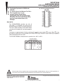 浏览型号SN74CBTS3384DBQ的Datasheet PDF文件第1页