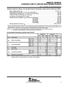 浏览型号SN74HC157NSR的Datasheet PDF文件第3页