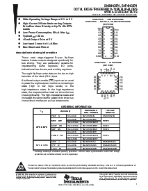 浏览型号SN74HC574NSR的Datasheet PDF文件第1页