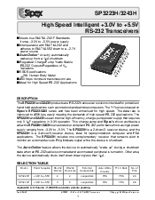 浏览型号SP3223HCA的Datasheet PDF文件第1页