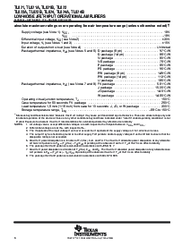 浏览型号TL074CN的Datasheet PDF文件第6页