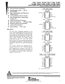 浏览型号TL062MU的Datasheet PDF文件第1页