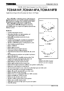 浏览型号TC94A14F的Datasheet PDF文件第1页
