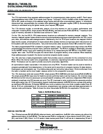 浏览型号TMS320C50PQ57的Datasheet PDF文件第22页