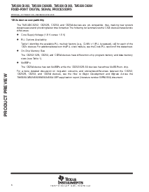 浏览型号TMS320C6204的Datasheet PDF文件第6页