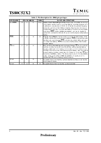 浏览型号TS87C52X2-MCAB的Datasheet PDF文件第6页