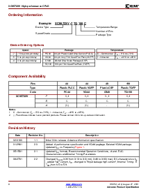 浏览型号XC9572XV-5TQ100C的Datasheet PDF文件第8页