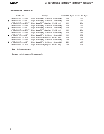 浏览型号UPD784035YGC的Datasheet PDF文件第2页