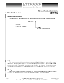 浏览型号VSC7146RH的Datasheet PDF文件第18页