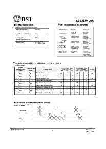 浏览型号BS62LV4006PIP70的Datasheet PDF文件第4页