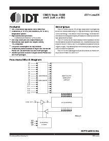 浏览型号IDT71256SA20PZ的Datasheet PDF文件第1页