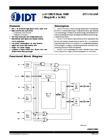 浏览型号IDT71V016SA12PH8的Datasheet PDF文件第1页