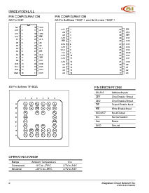 浏览型号IS62LV1024LL-70QI的Datasheet PDF文件第2页