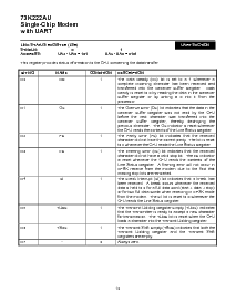 浏览型号73K222AU的Datasheet PDF文件第18页