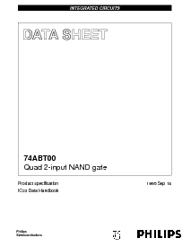 浏览型号74ABT00N的Datasheet PDF文件第1页