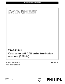 浏览型号74ABT2241D的Datasheet PDF文件第1页