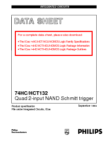 浏览型号74HC132的Datasheet PDF文件第1页