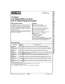 浏览型号74LCX244WM的Datasheet PDF文件第1页