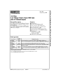 浏览型号74LCX08MTR的Datasheet PDF文件第1页