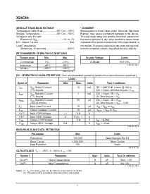 浏览型号X24C44SM的Datasheet PDF文件第7页