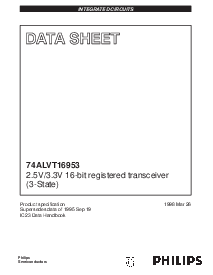 浏览型号74ALVT16953DL的Datasheet PDF文件第1页