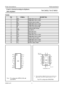 浏览型号74HC4052DB的Datasheet PDF文件第4页