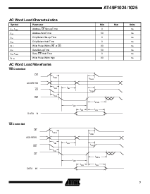 浏览型号AT49F1025-70JC的Datasheet PDF文件第7页