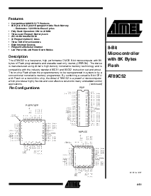 浏览型号AT89C52-12AA的Datasheet PDF文件第1页