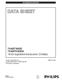 浏览型号74ABTH16952DL的Datasheet PDF文件第1页
