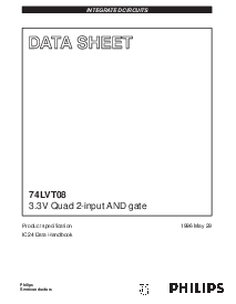 浏览型号74LVT08D的Datasheet PDF文件第1页