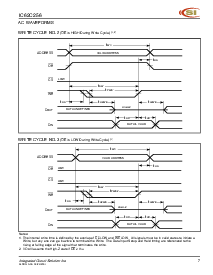 浏览型号IC62C256-70U的Datasheet PDF文件第7页