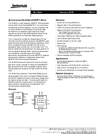 浏览型号ISL6605CB-T的Datasheet PDF文件第1页