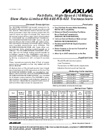 浏览型号MAX3085CSA的Datasheet PDF文件第1页