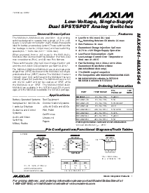 浏览型号MAX4542ESA的Datasheet PDF文件第1页